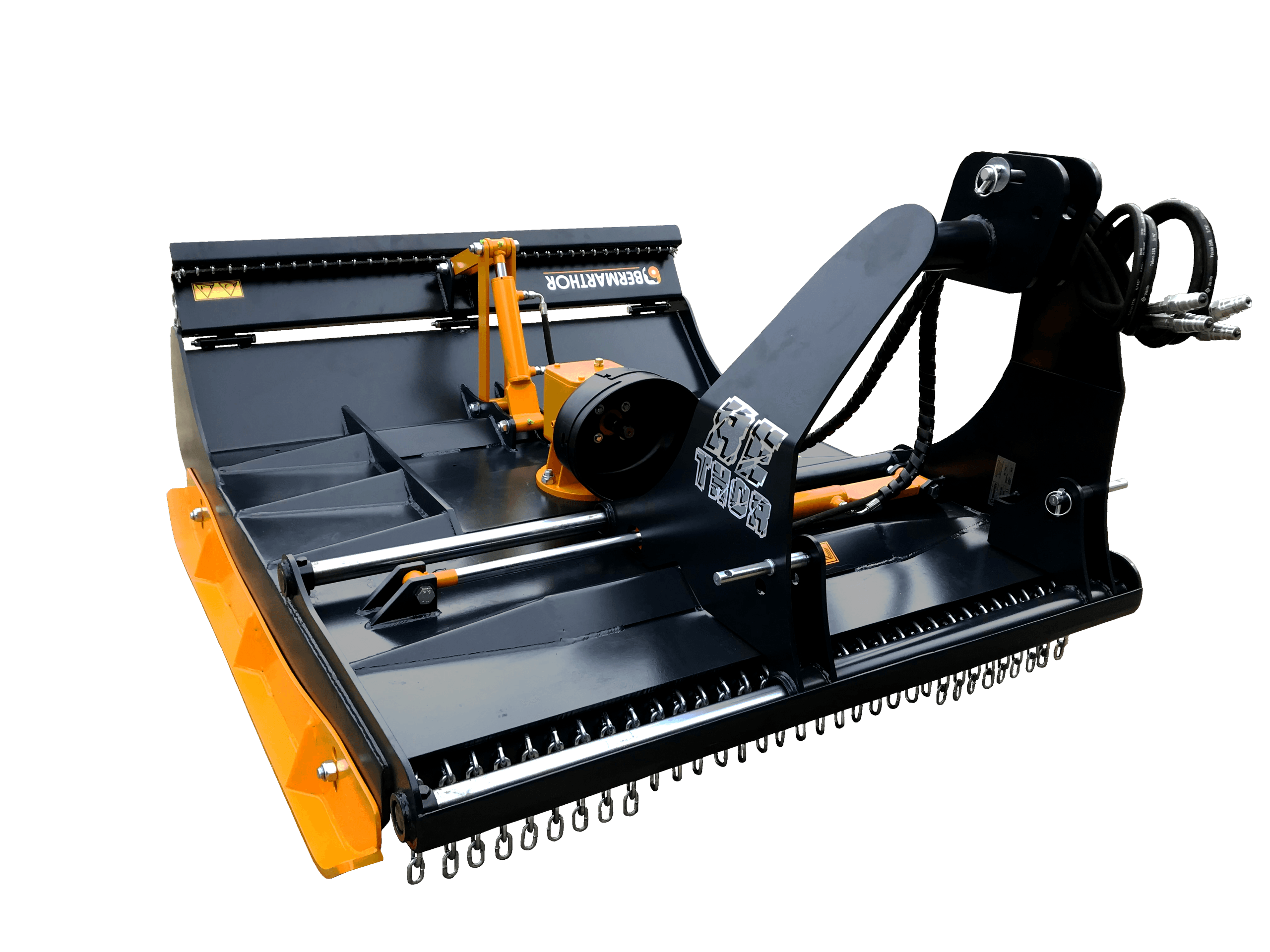Capinadeira corta mato Bermarthor RE-THOR com chassis reforçado e descentramento fixo