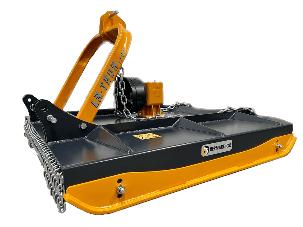 Capinadeira LR-THOR Bermarthor em cores amarelo e preto com estrutura robusta