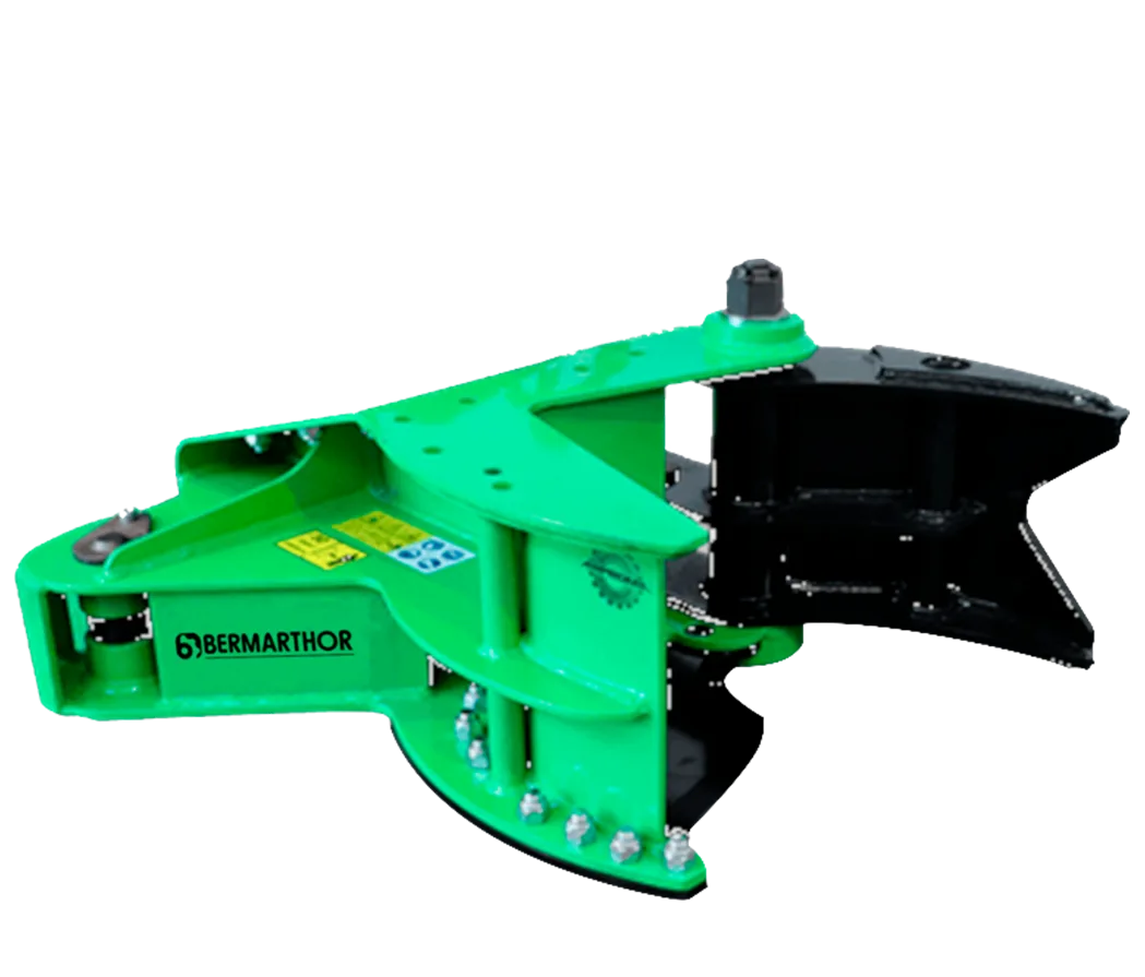 Cisalha Florestal BI 100: Corta troncos de 40mm a 150mm, ideal para Escavadoras de 1.5T a 3.0T