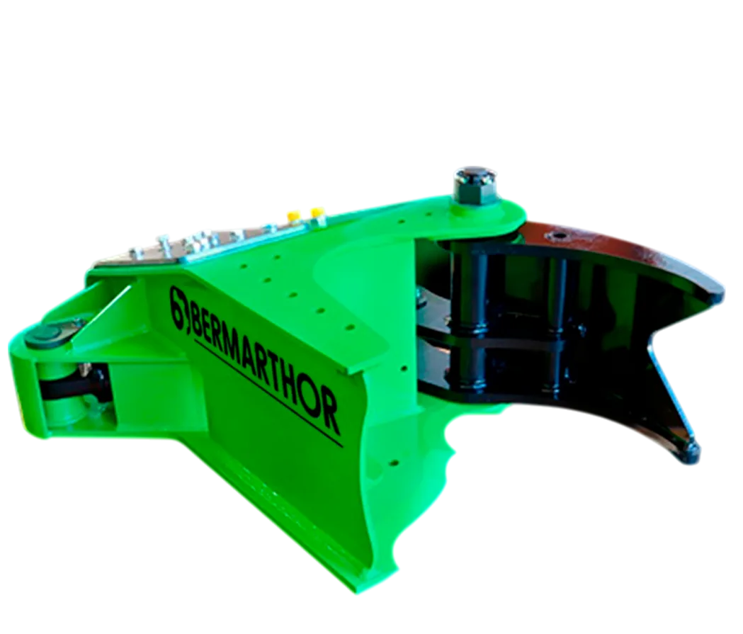 Cisalha Florestal BI 200: Corta troncos de 50mm a 200mm, ideal para Escavadoras de 3T a 7T