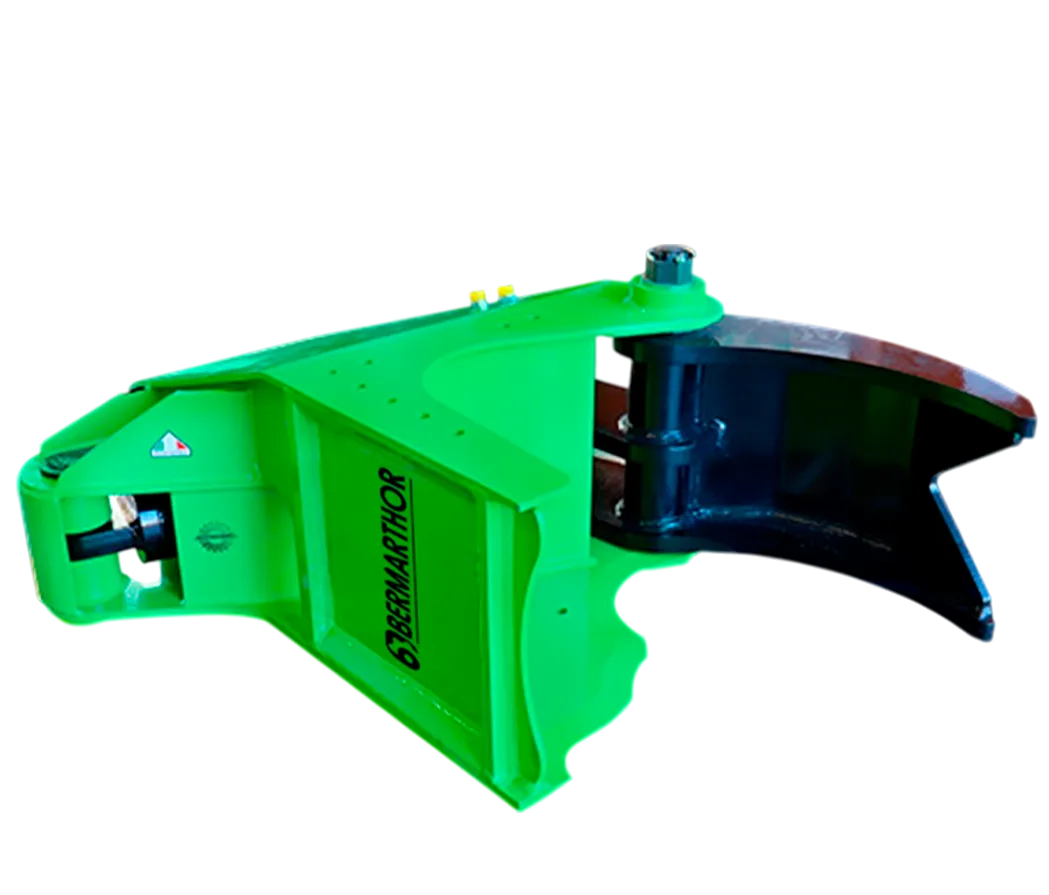 Cisalha Florestal BI 300: Corta troncos de 60mm a 300mm, ideal para Escavadoras de 8.0T a 14.0T