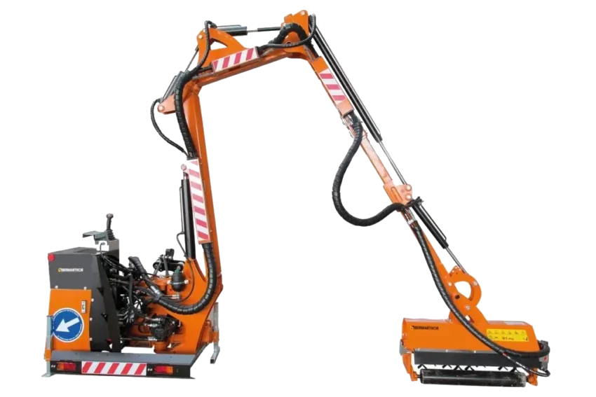 Limpa-bermas com braço para tratores entre 20 cv e 150 cv