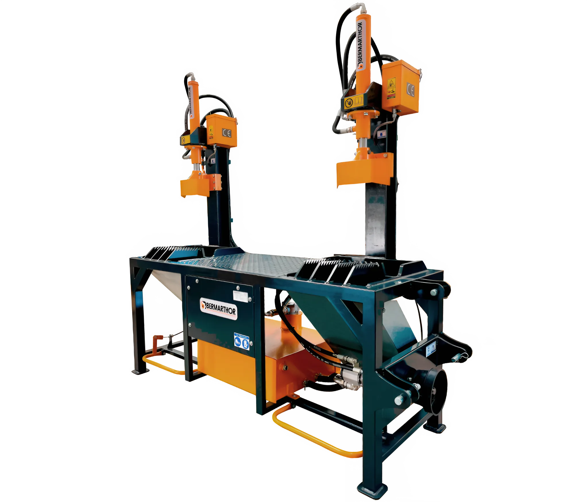 Descascadora Cascathor T2: Comprimento de Corte 450 mm, Potência Superior a 40cv, Peso 540 Kg